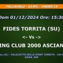 Anno 2024-2025 - PALLAVOLO - U14FC - UNDER 14 - FIDES TORRITA (SU) - Vs - SPORTING CLUB 2000 ASCIANO (SU) - Dom 01/12/2024 Ore 15:30