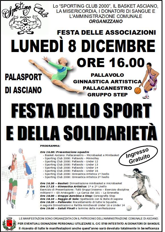 FestaDelloSportingSolidarieta Volantino Lun08dic2014