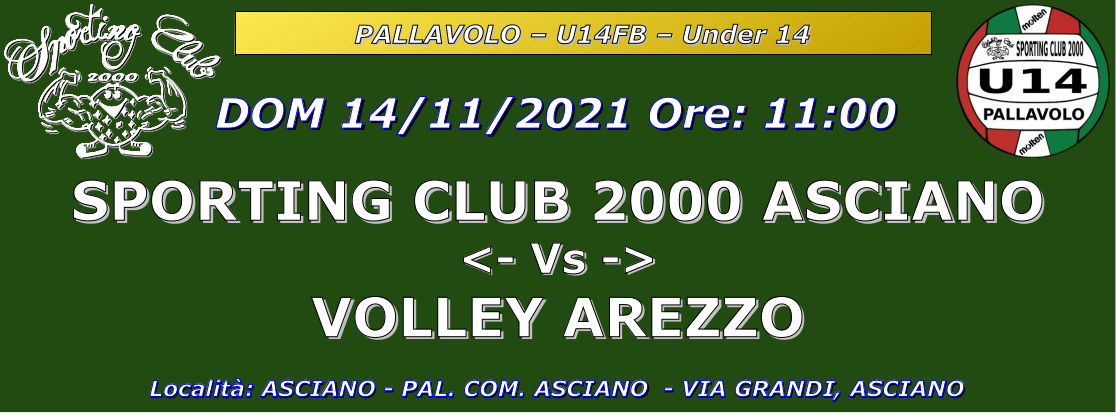 SPORT E GIOCO Anno 2021 2022 Pallavolo Under 14 Sporting