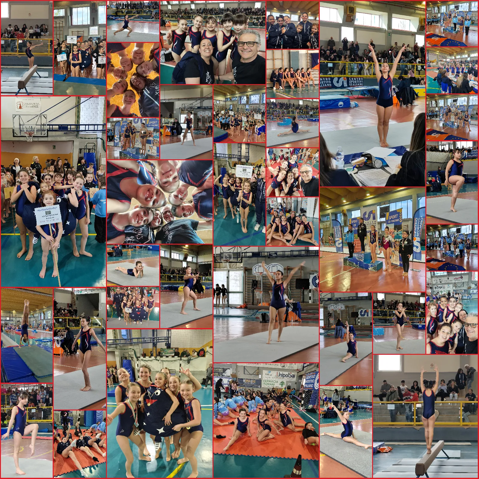 Photocollage Foto Whatsapp Ginnastica Artistica 2a Tappa Circuito Nazionale BarberinoDiMugello 21mar2026