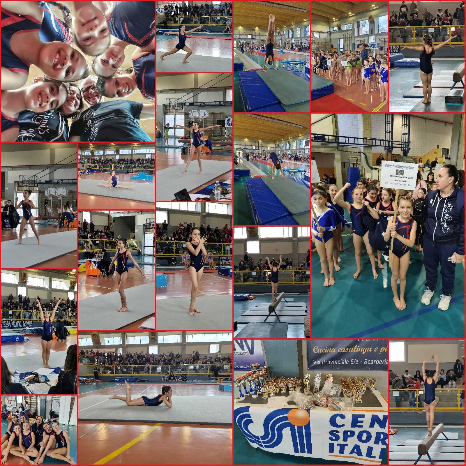 Photocollage Foto Whatsapp Ginnastica Artistica 4a Tappa Circuito Nazionale BarberinoDiMugello 12apr2026