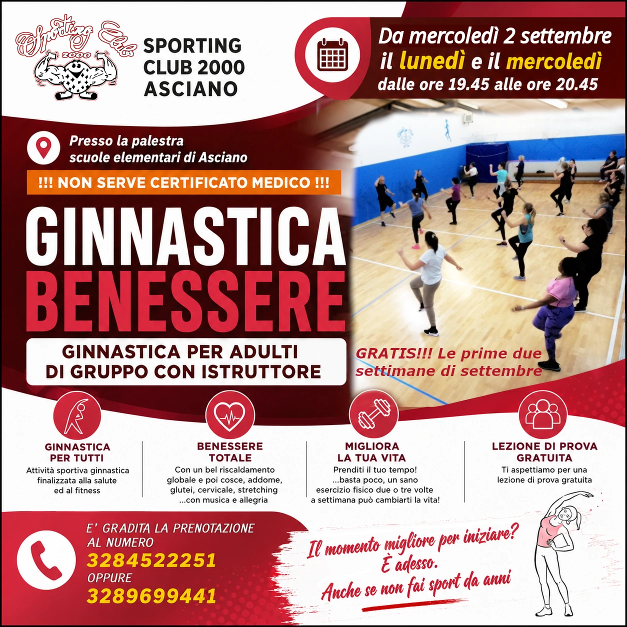 Ginnastica Benessere - Ginnastica Per Adulti