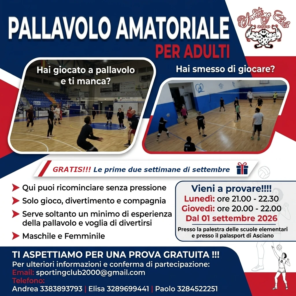 Pallavolo Amatoriale Per Adulti