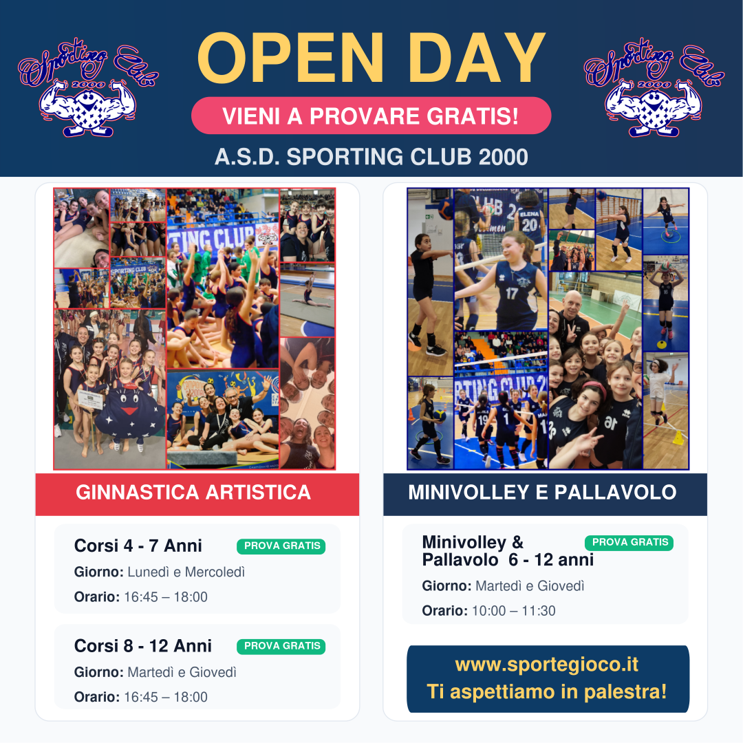 Sporting-Club-2000-Volantino_Open_Day-Settembre-2026